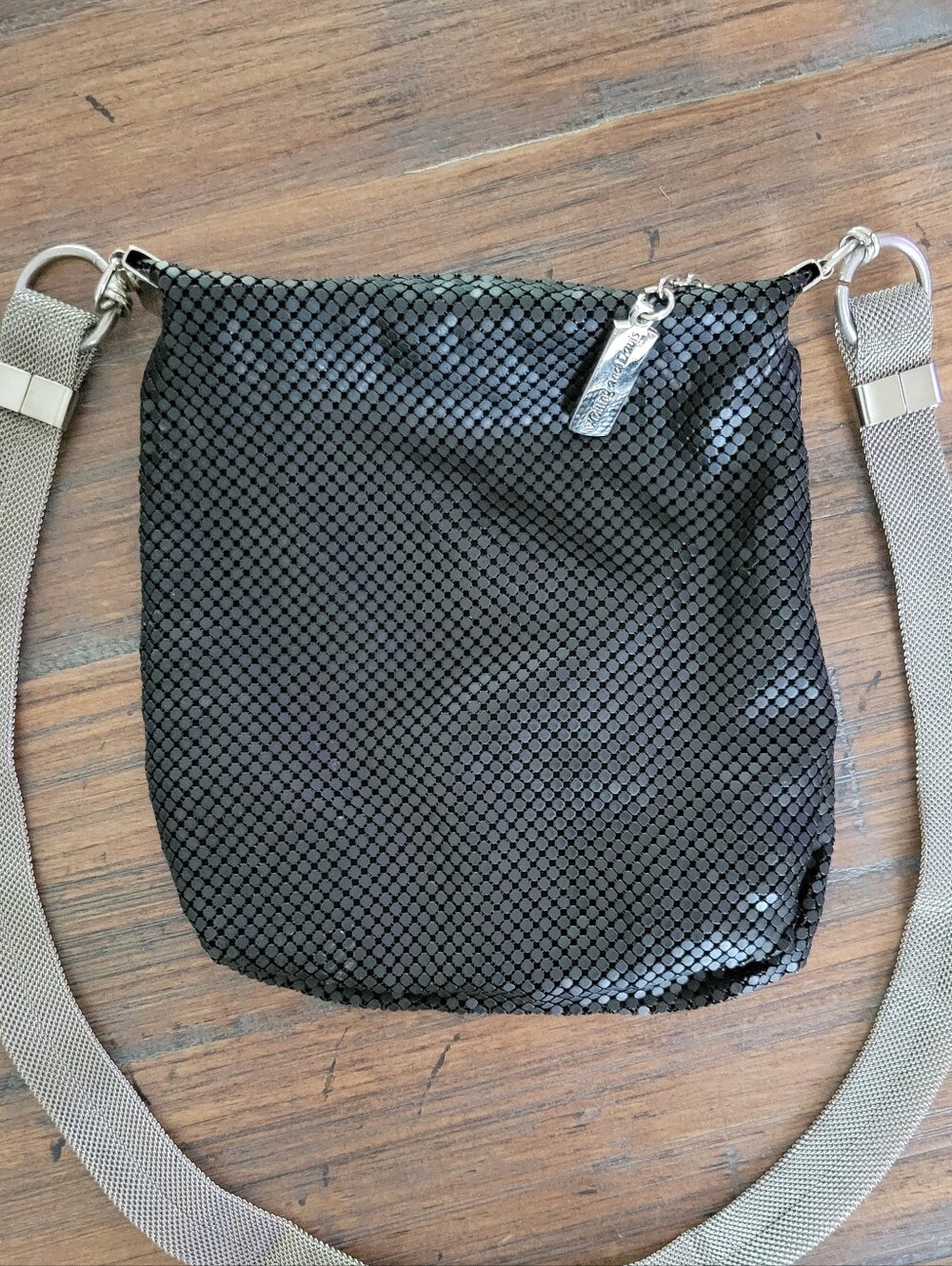 Vintage Whiting & Davis Black Mesh Mini Bag